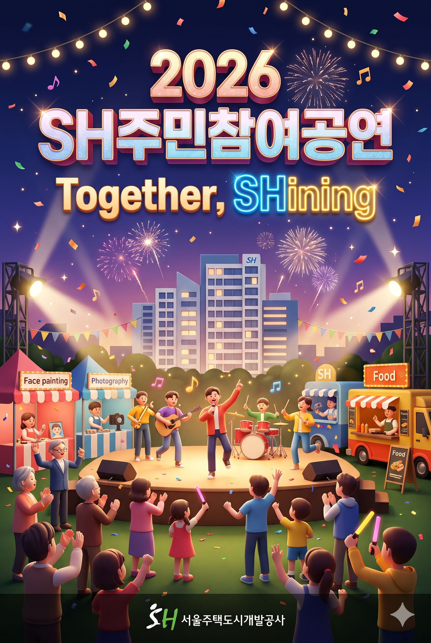 2026 SH주민참여공연 공식 포스터